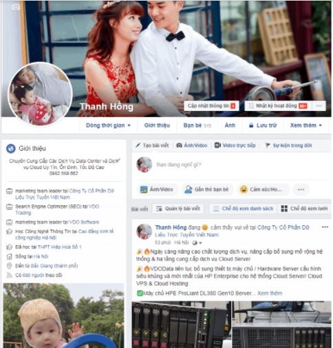 Cập nhật đầy đủ về profile cá nhân